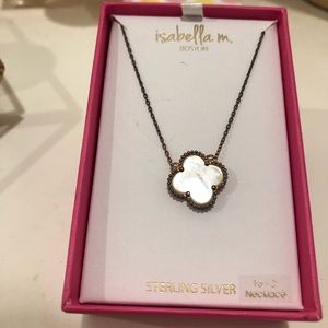 Isabella M. Sterling Silver Necklace!